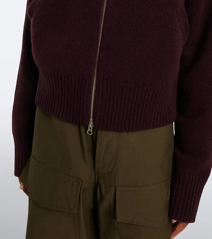 Extreme Cashmere N°438 Xtra Fab cashmere zip-up sweater | Thumbnail 4 Extreme Cashmere N°438 Xtra Fab cashmere zip-up sweater | Thumbnail 4