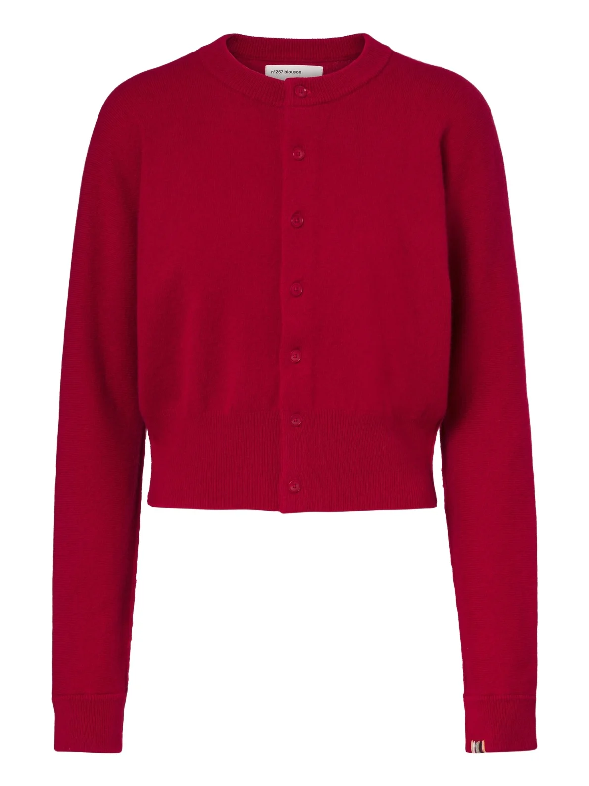 N°257 Blouson cashmere-blend cardigan