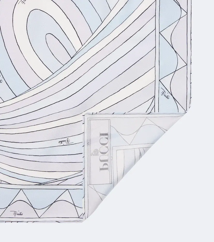 PUCCI Iride silk twill scarf | Thumbnail 2 PUCCI Iride silk twill scarf | Thumbnail 2