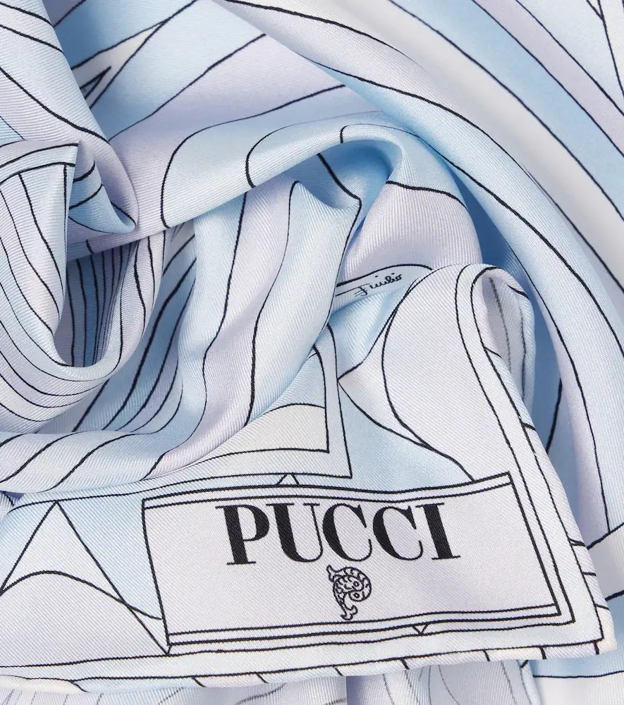 PUCCI Iride silk twill scarf | Thumbnail 3 PUCCI Iride silk twill scarf | Thumbnail 3