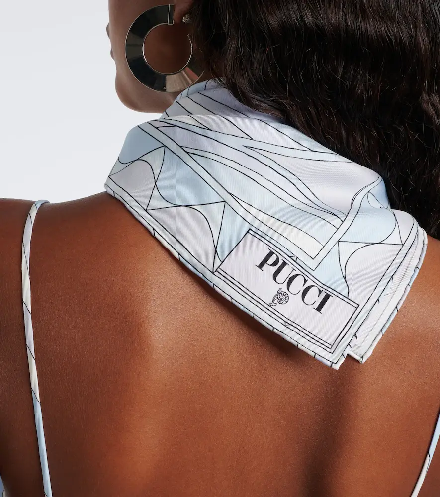 PUCCI Iride silk twill scarf | Thumbnail 5 PUCCI Iride silk twill scarf | Thumbnail 5