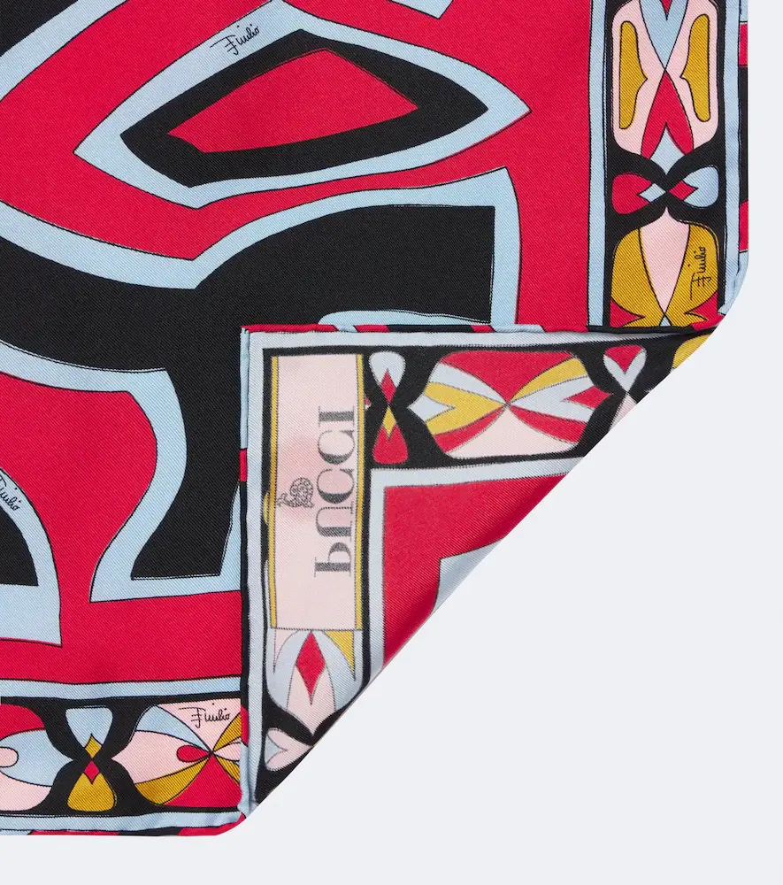 PUCCI Labirinto silk twill scarf | Thumbnail 3 PUCCI Labirinto silk twill scarf | Thumbnail 3