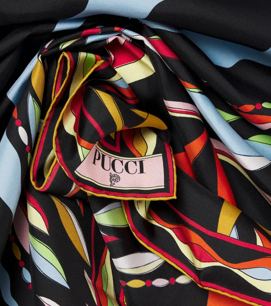 PUCCI Fiamme and Nawaho silk twill scarf | Thumbnail 2