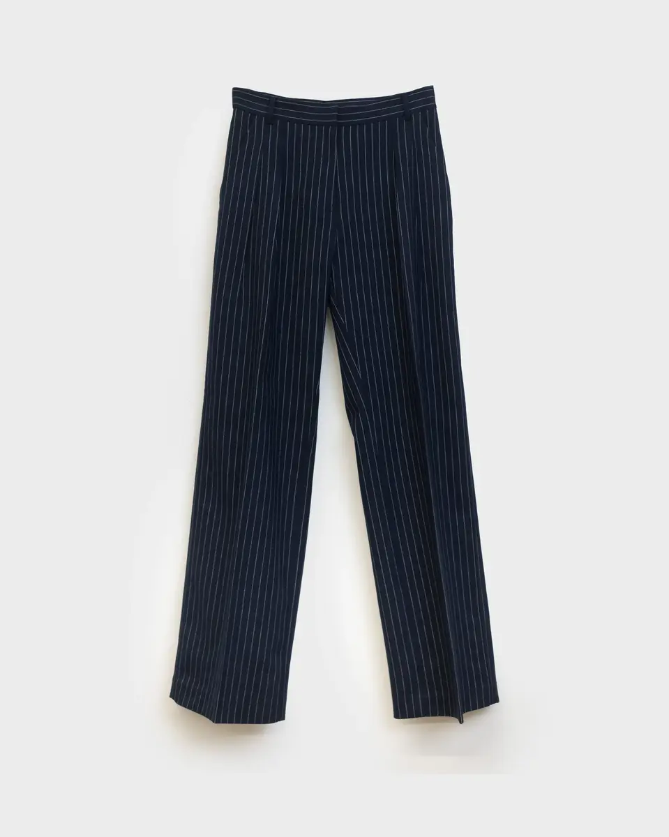 Aknvas The Rune trousers in navy pinstripe | Thumbnail 2 Aknvas The Rune trousers in navy pinstripe | Thumbnail 2