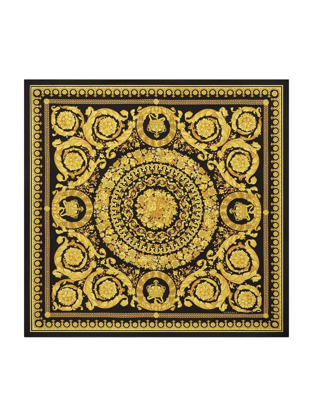 Printed Silk Twill Scarf 90 cm