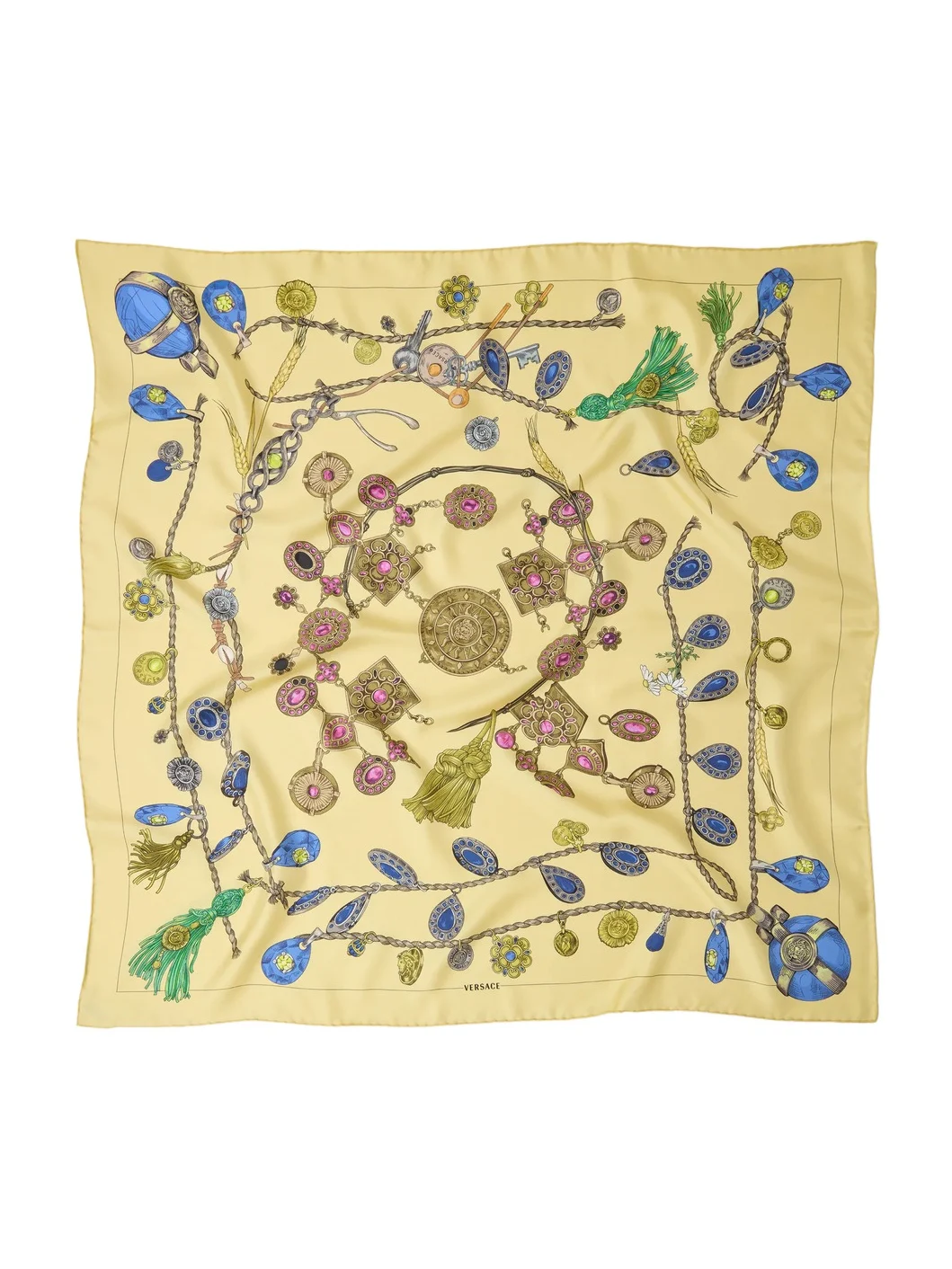 Printed Silk Twill Scarf 90 cm Printed Silk Twill Scarf 90 cm