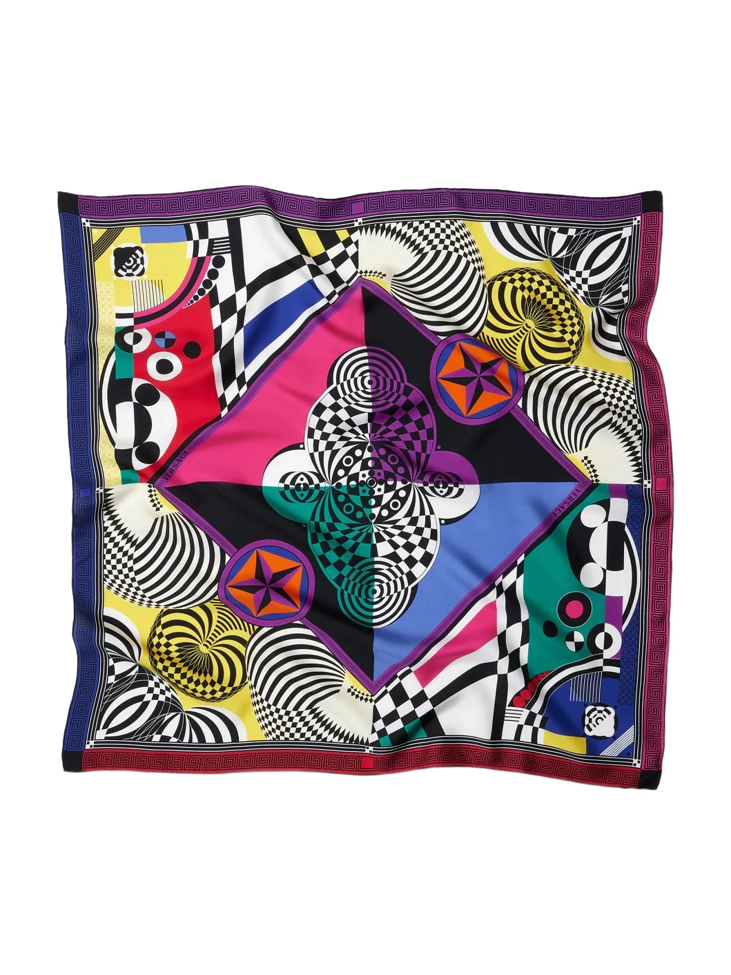 Printed Silk Twill Scarf 90 cm Printed Silk Twill Scarf 90 cm