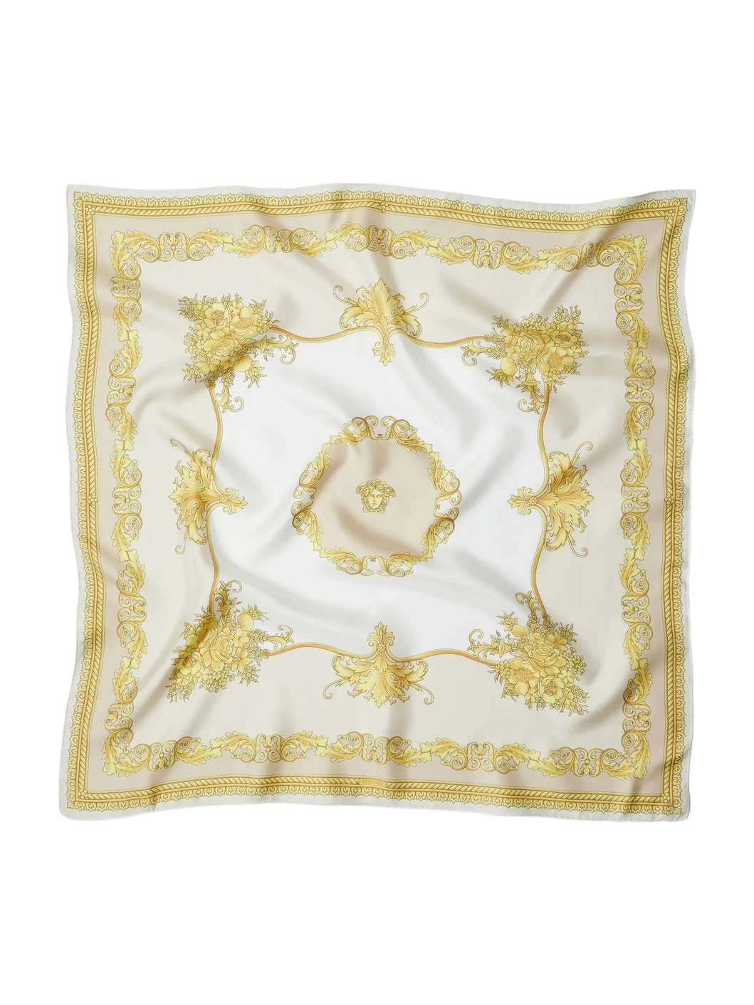 Printed Silk Twill Scarf 90 cm Printed Silk Twill Scarf 90 cm