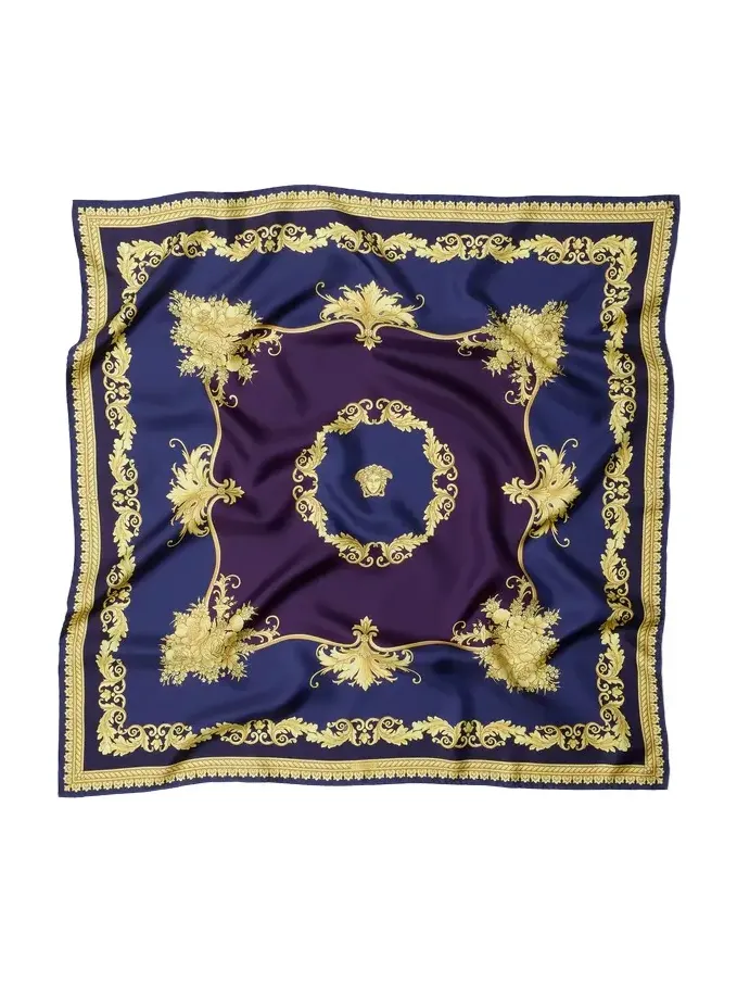 Printed Silk Twill Scarf 90 cm Printed Silk Twill Scarf 90 cm