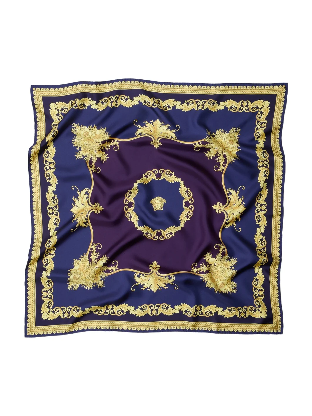 Printed Silk Twill Scarf 90 cm Printed Silk Twill Scarf 90 cm