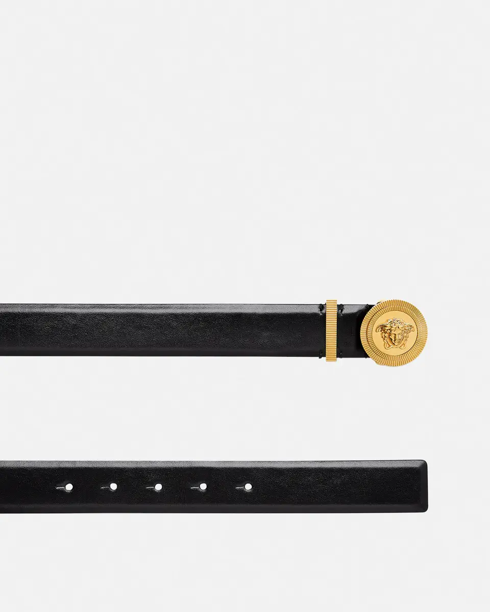 Versace Medusa Biggie Leather Belt 1.2" | Thumbnail 2 Versace Medusa Biggie Leather Belt 1.2" | Thumbnail 2
