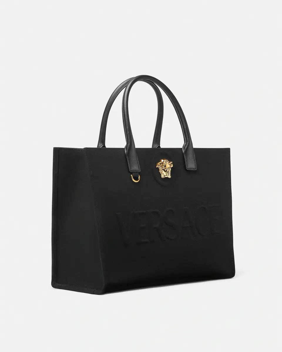 Versace La Medusa Large Canvas Tote | Thumbnail 2