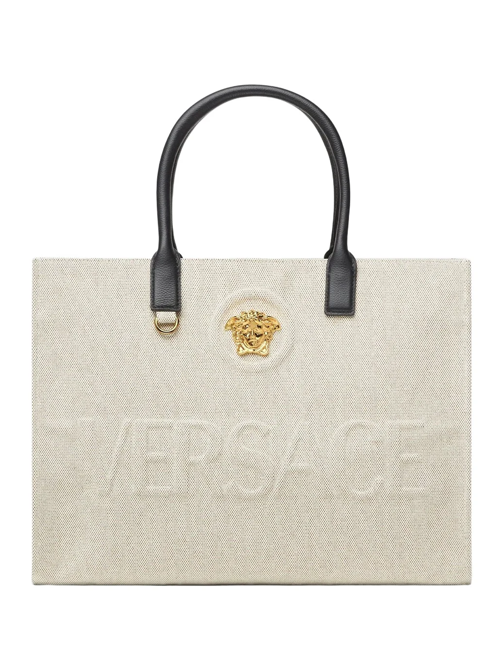 Versace La Medusa Large Canvas Tote