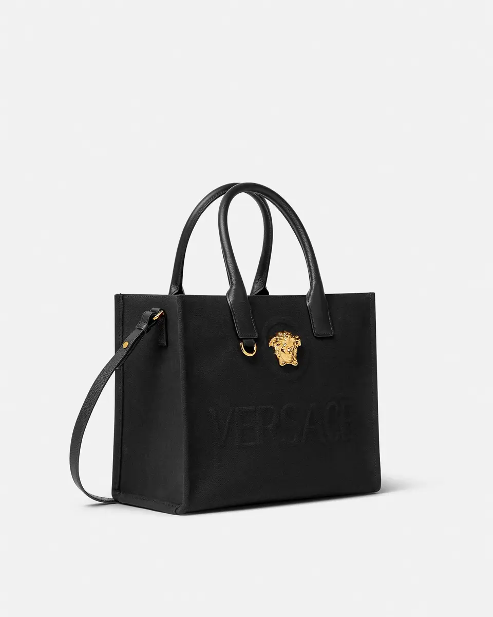 Versace La Medusa Small Canvas Tote | Thumbnail 2