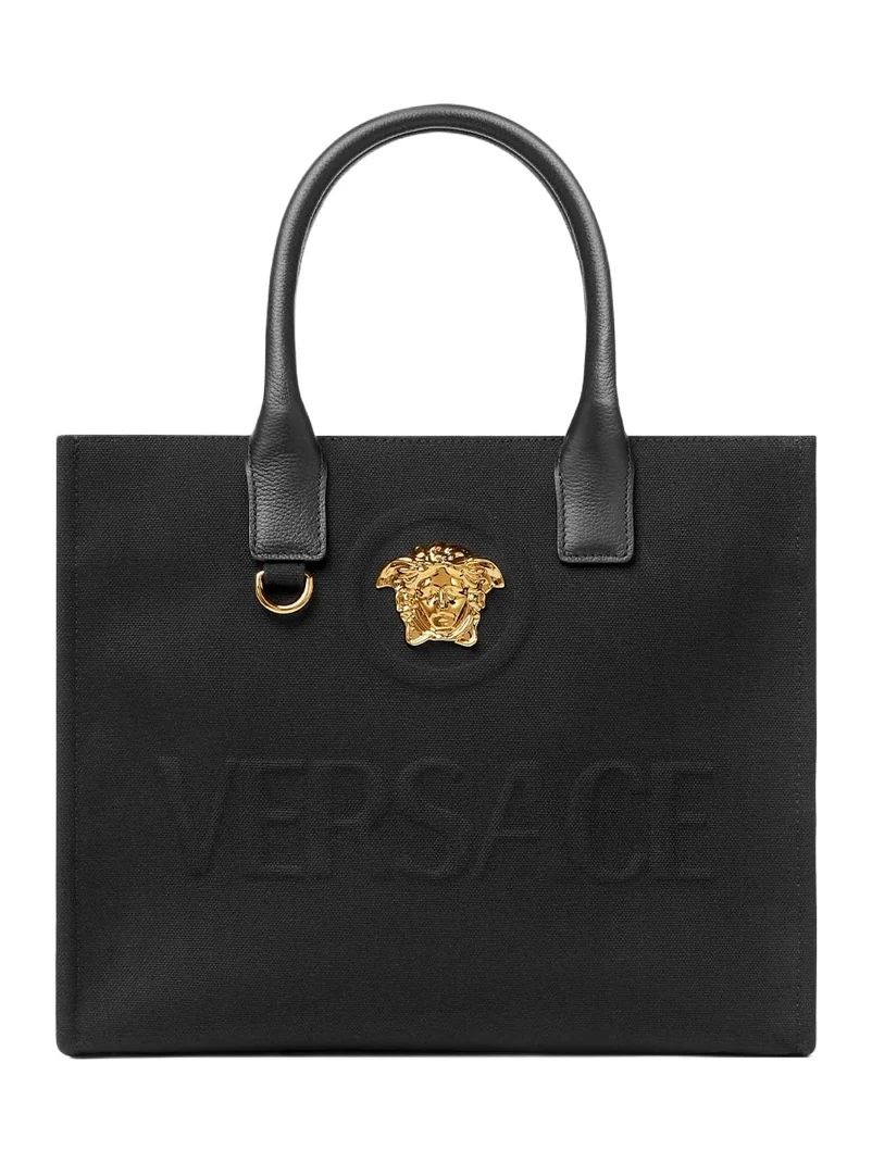 Versace La Medusa Small Canvas Tote