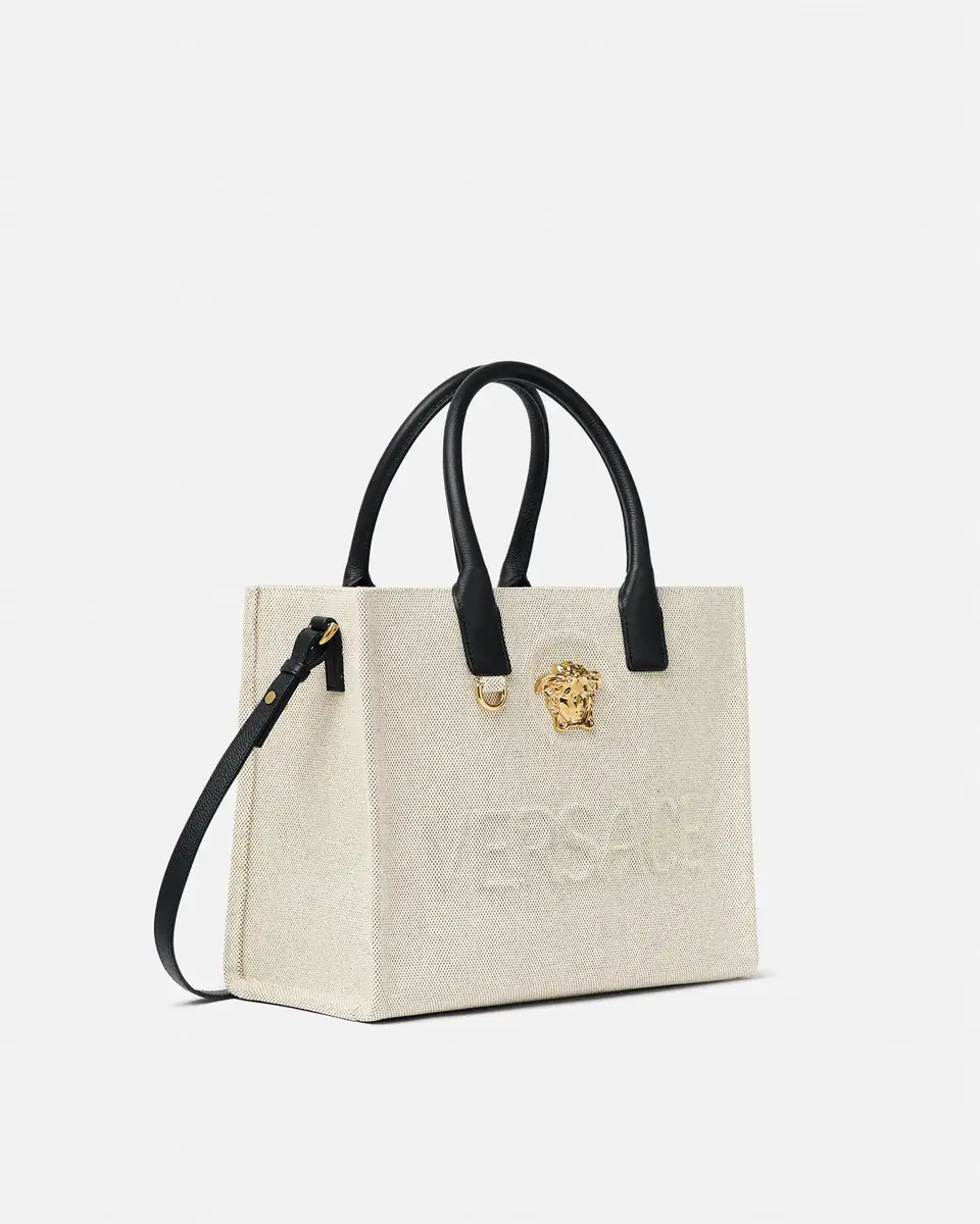 Versace La Medusa Small Canvas Tote | Thumbnail 2