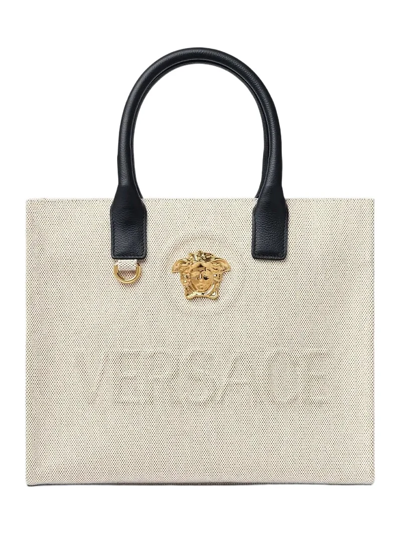 Versace La Medusa Small Canvas Tote