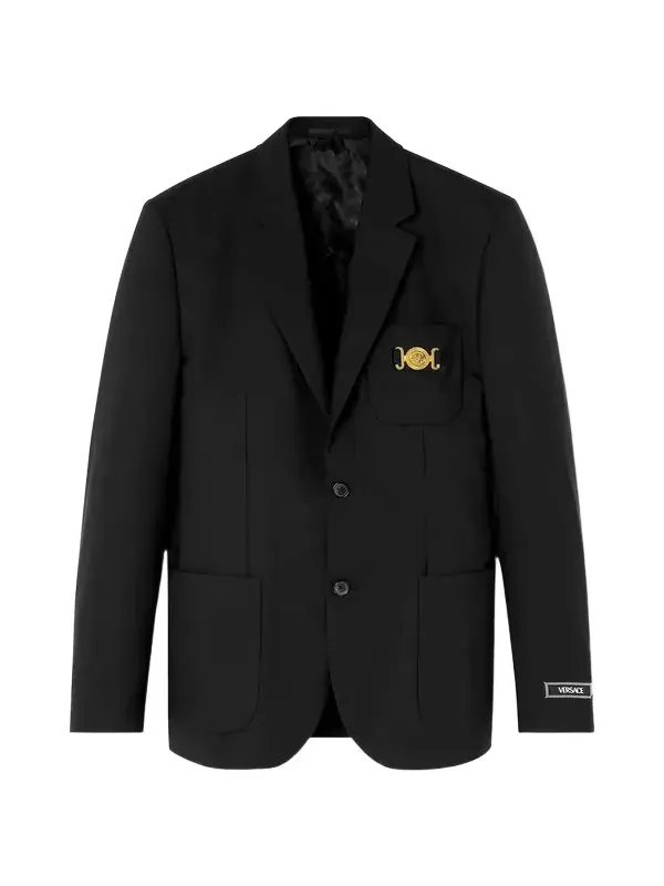 Versace Wool Slim Blazer