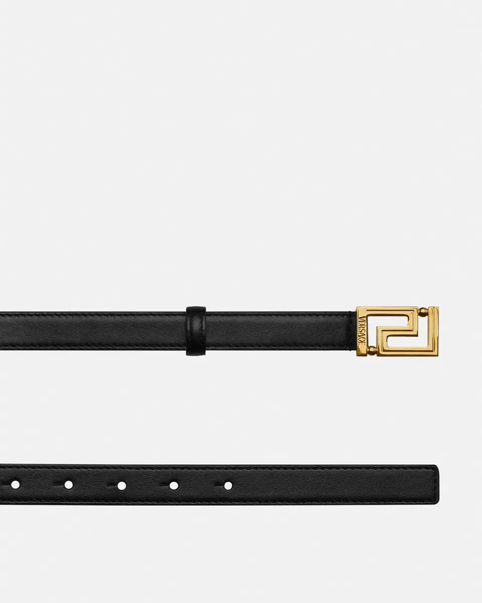 Versace Greca Goddess Leather Belt 2 cm | Thumbnail 2 Versace Greca Goddess Leather Belt 2 cm | Thumbnail 2