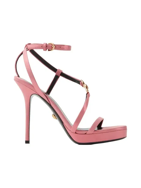 Medusa '95 Embellished Leather Sandals 115 mm Medusa '95 Embellished Leather Sandals 115 mm
