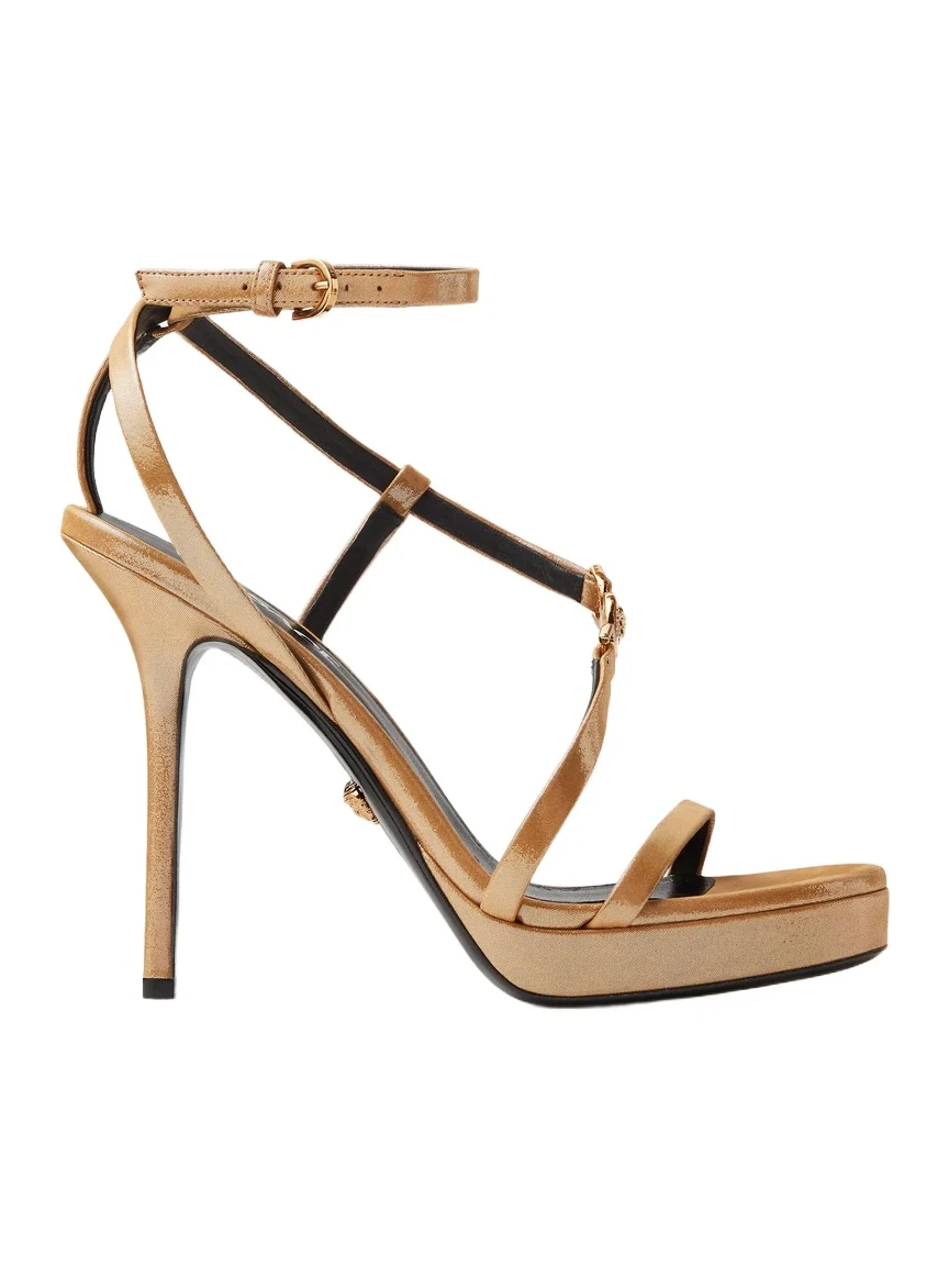 Medusa '95 Embellished Leather Sandals 115 mm Medusa '95 Embellished Leather Sandals 115 mm