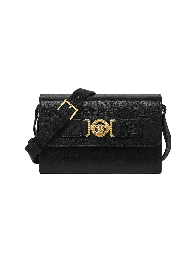 Medusa Biggie Leather Messenger Bag Medusa Biggie Leather Messenger Bag