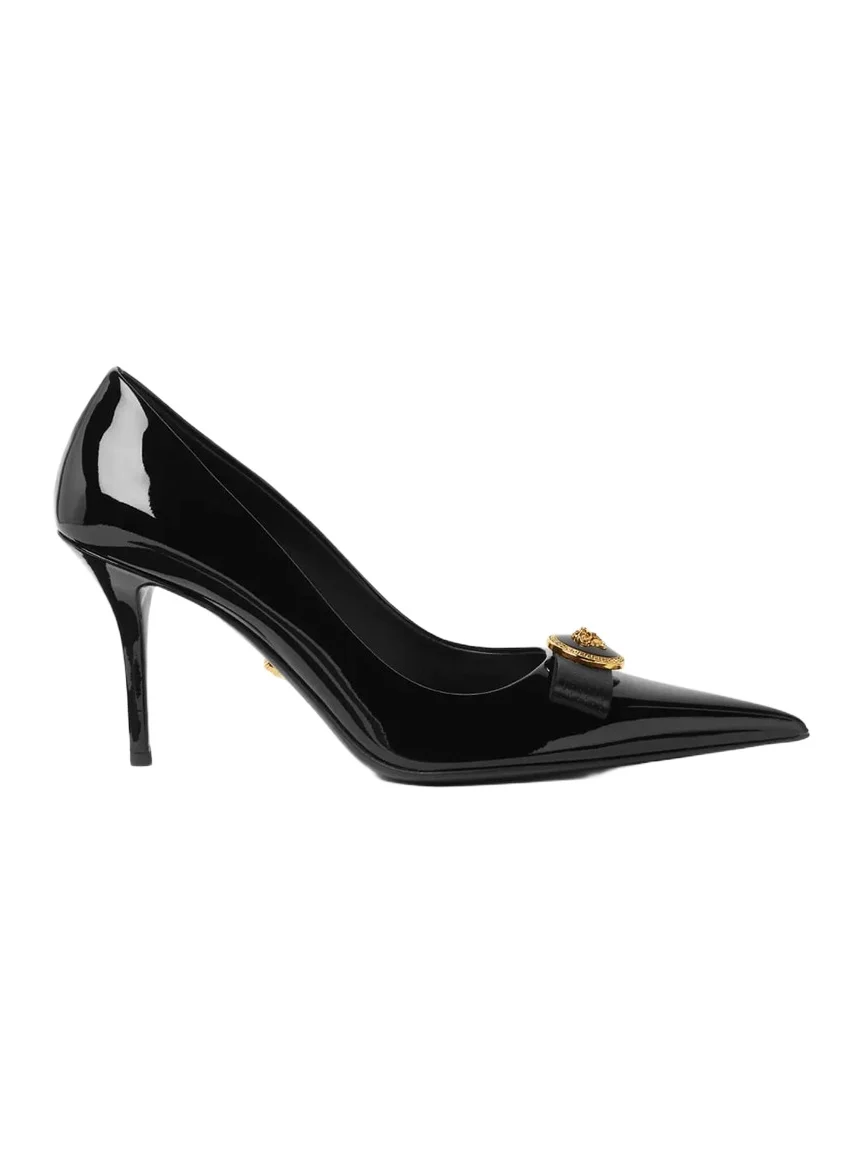 Gianni Ribbon Patent Pumps 85 mm Gianni Ribbon Patent Pumps 85 mm