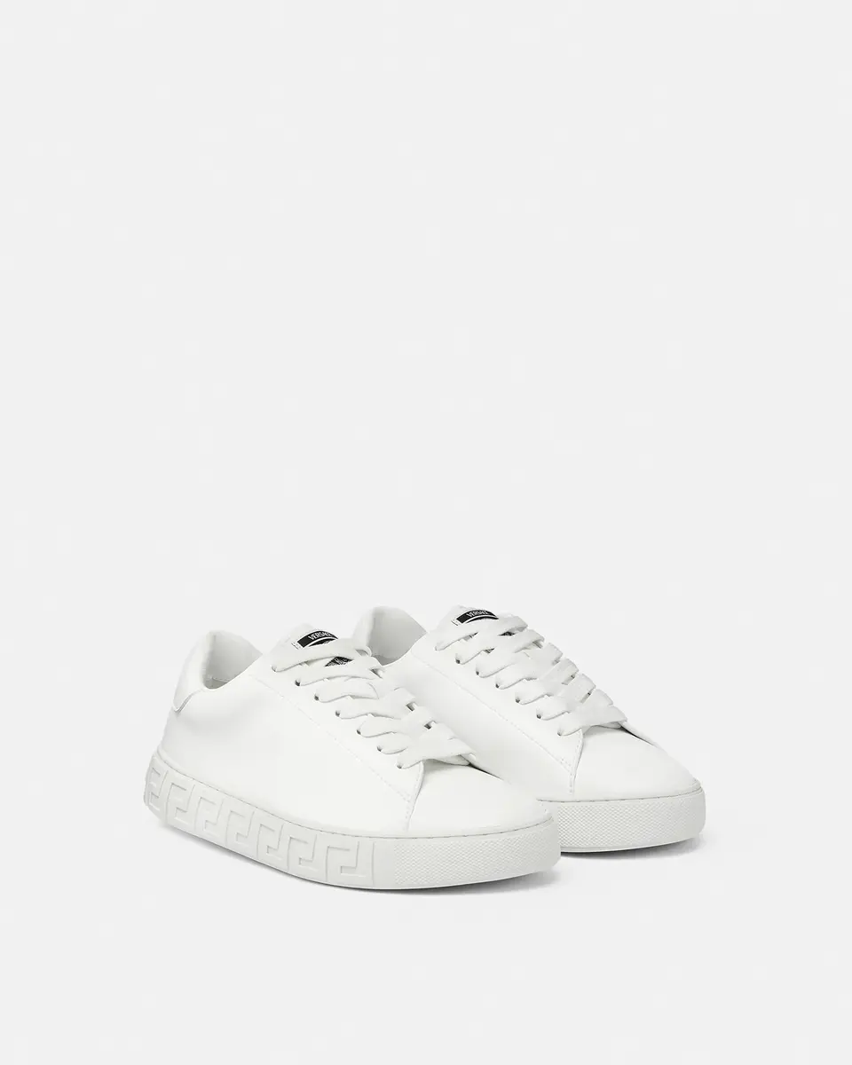 Versace Greca Nylon Sneakers | Thumbnail 2 Versace Greca Nylon Sneakers | Thumbnail 2