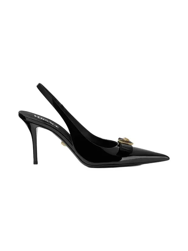 Gianni Ribbon Patent Slingbacks 85 mm Gianni Ribbon Patent Slingbacks 85 mm
