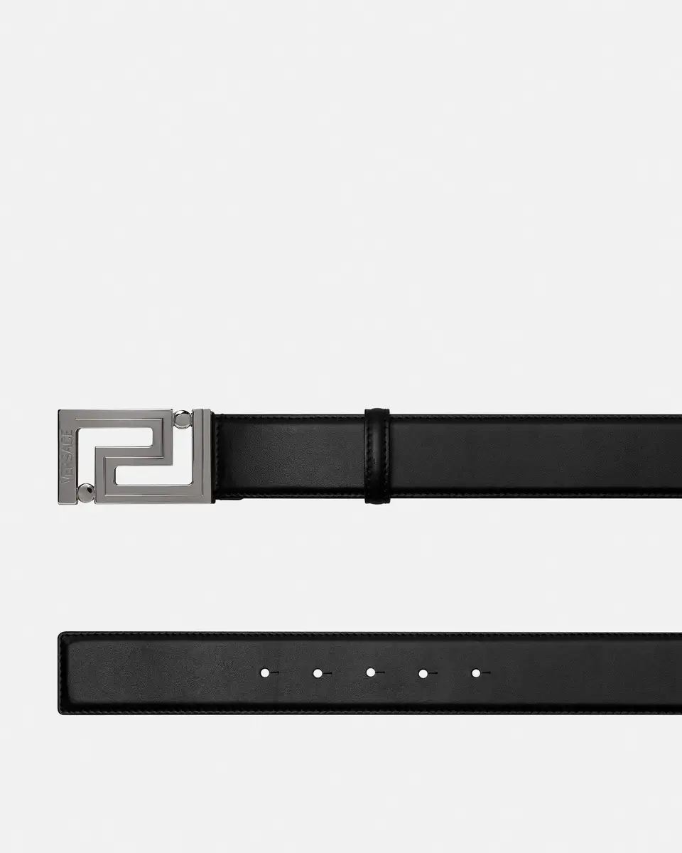 Versace Greca Leather Belt 1.6" | Thumbnail 2 Versace Greca Leather Belt 1.6" | Thumbnail 2