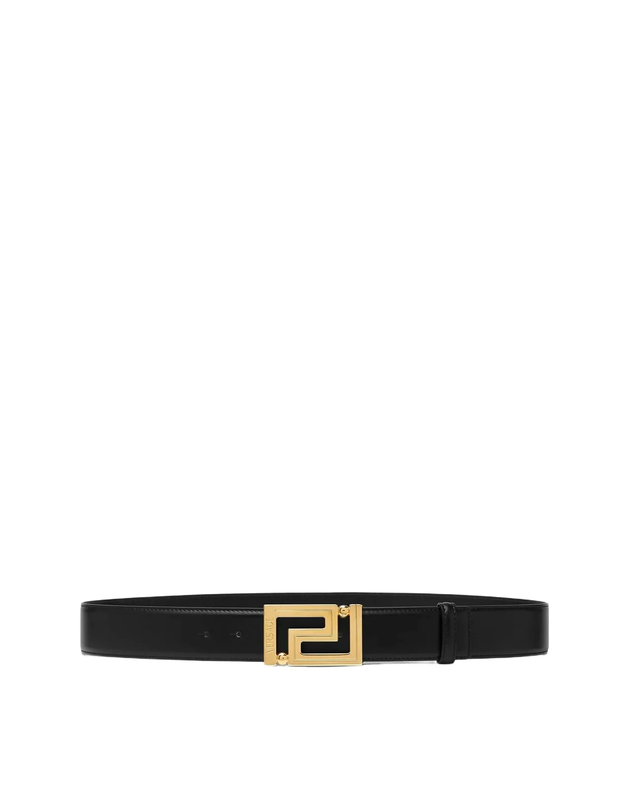 Versace Greca Leather Belt 1.6"