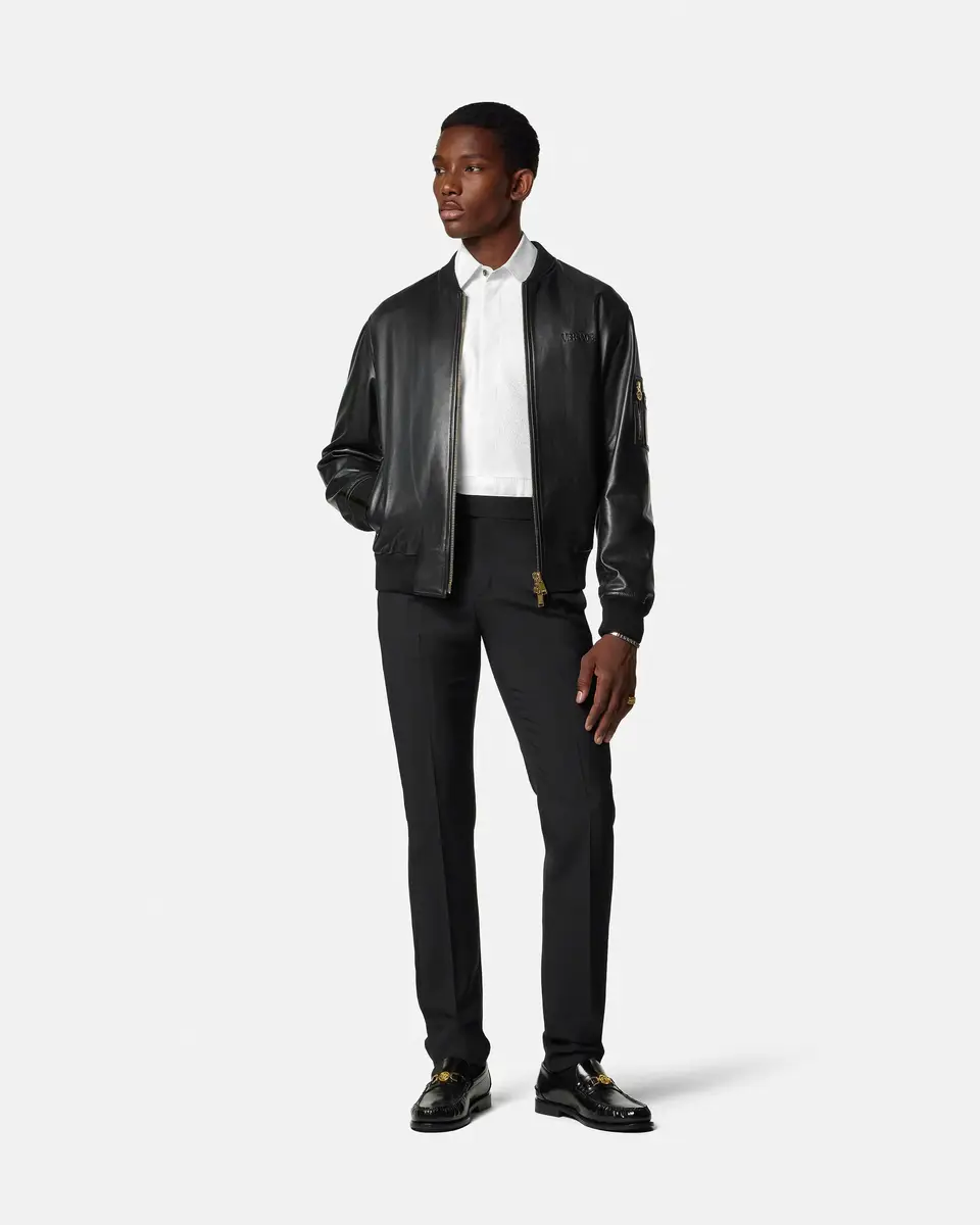 Versace Embroidered Cotton-Poplin Evening Shirt | Thumbnail 2