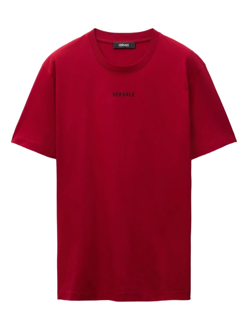 Embroidered Cotton-Jersey Slim T-Shirt