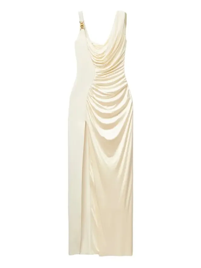 Viscose Liquid Jersey Draped Gown