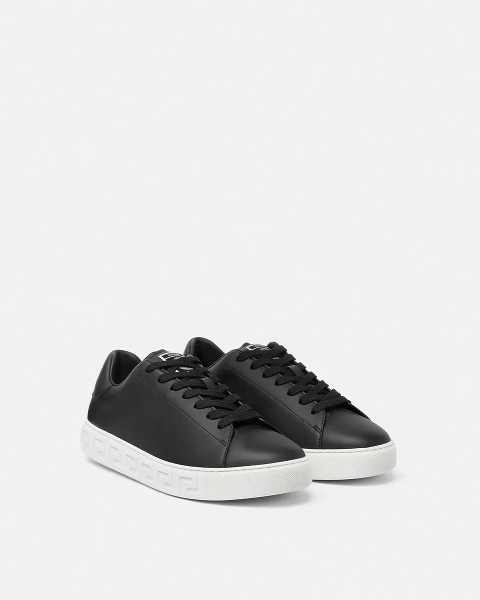 Versace Greca Nylon Sneakers | Thumbnail 2 Versace Greca Nylon Sneakers | Thumbnail 2