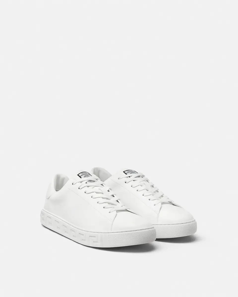 Versace Greca Nylon Sneakers | Thumbnail 2 Versace Greca Nylon Sneakers | Thumbnail 2