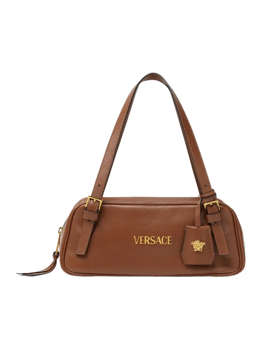 Versace Versace Tag Nappa Bowling Bag