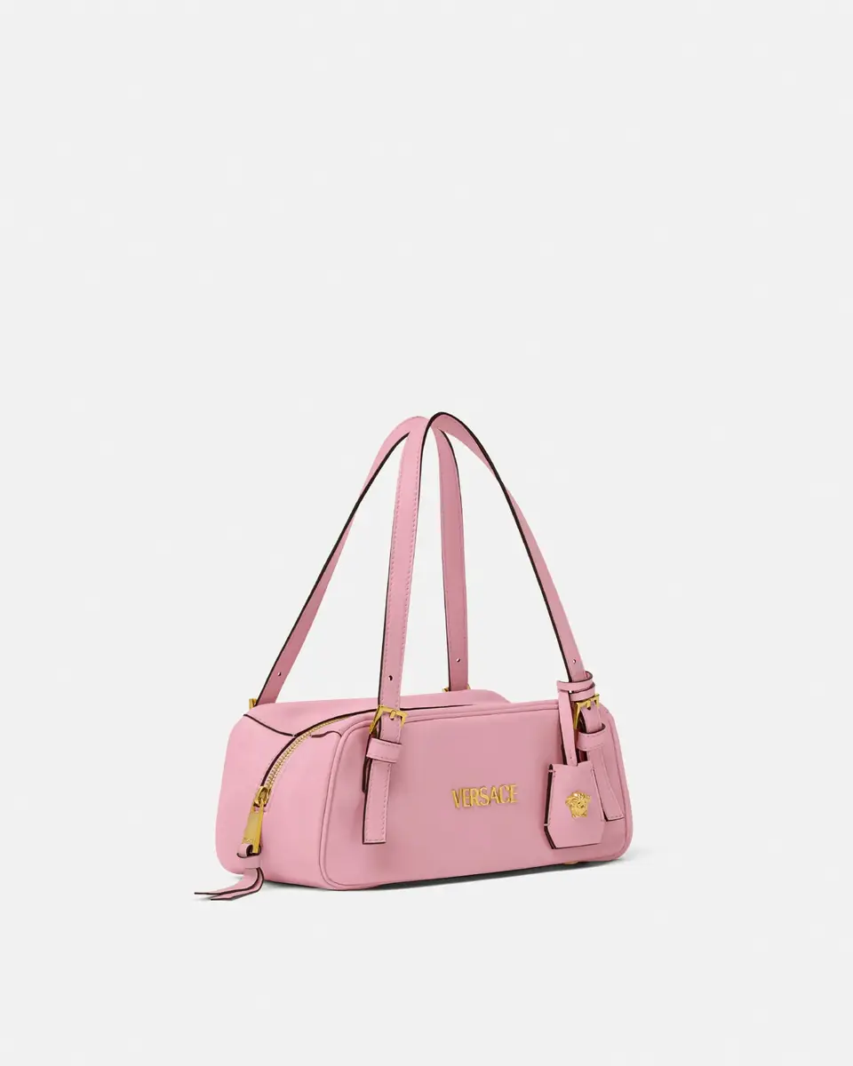 Versace Versace Tag Nappa Bowling Bag | Thumbnail 2 Versace Versace Tag Nappa Bowling Bag | Thumbnail 2