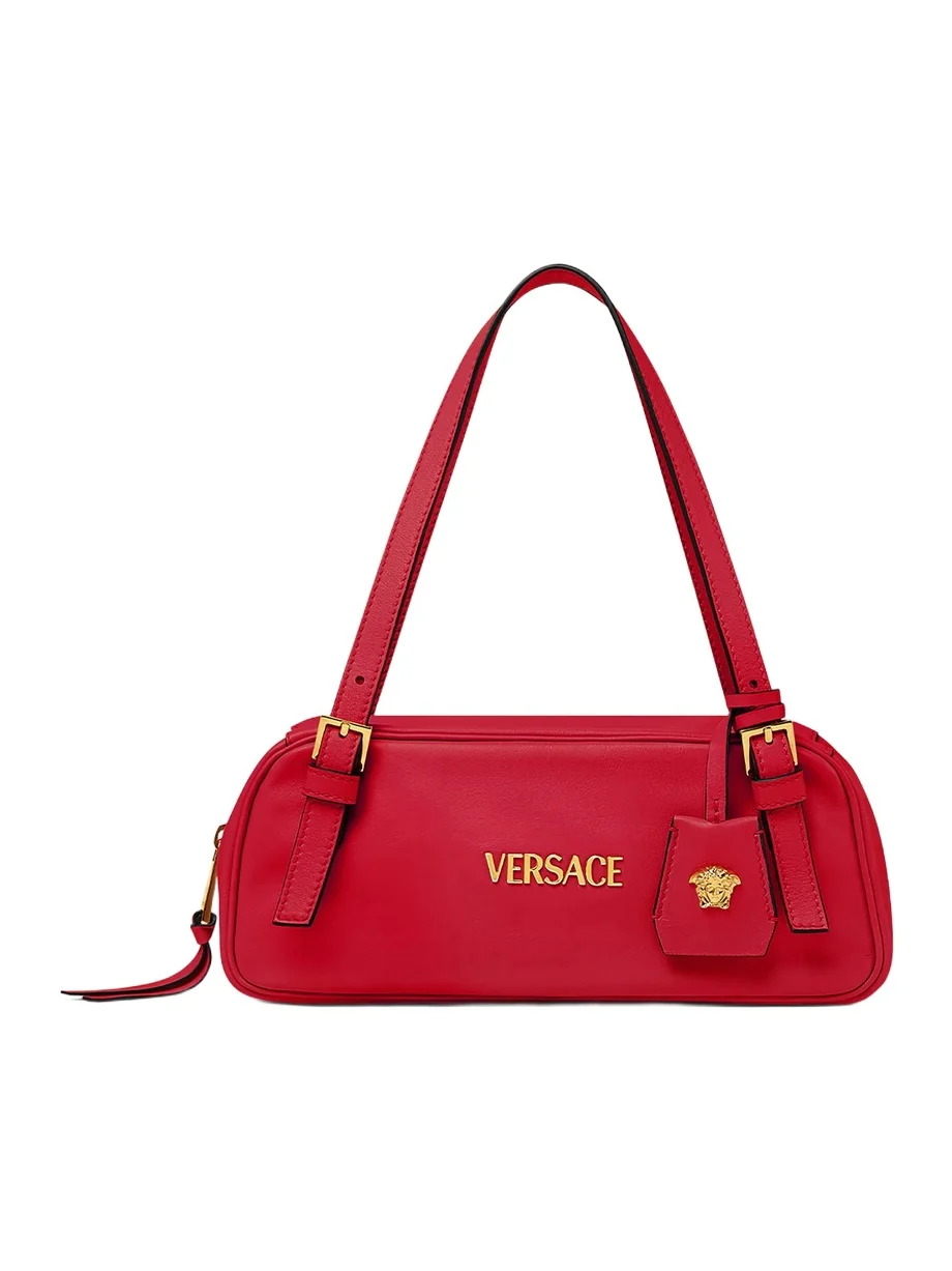 Versace Versace Tag Nappa Bowling Bag