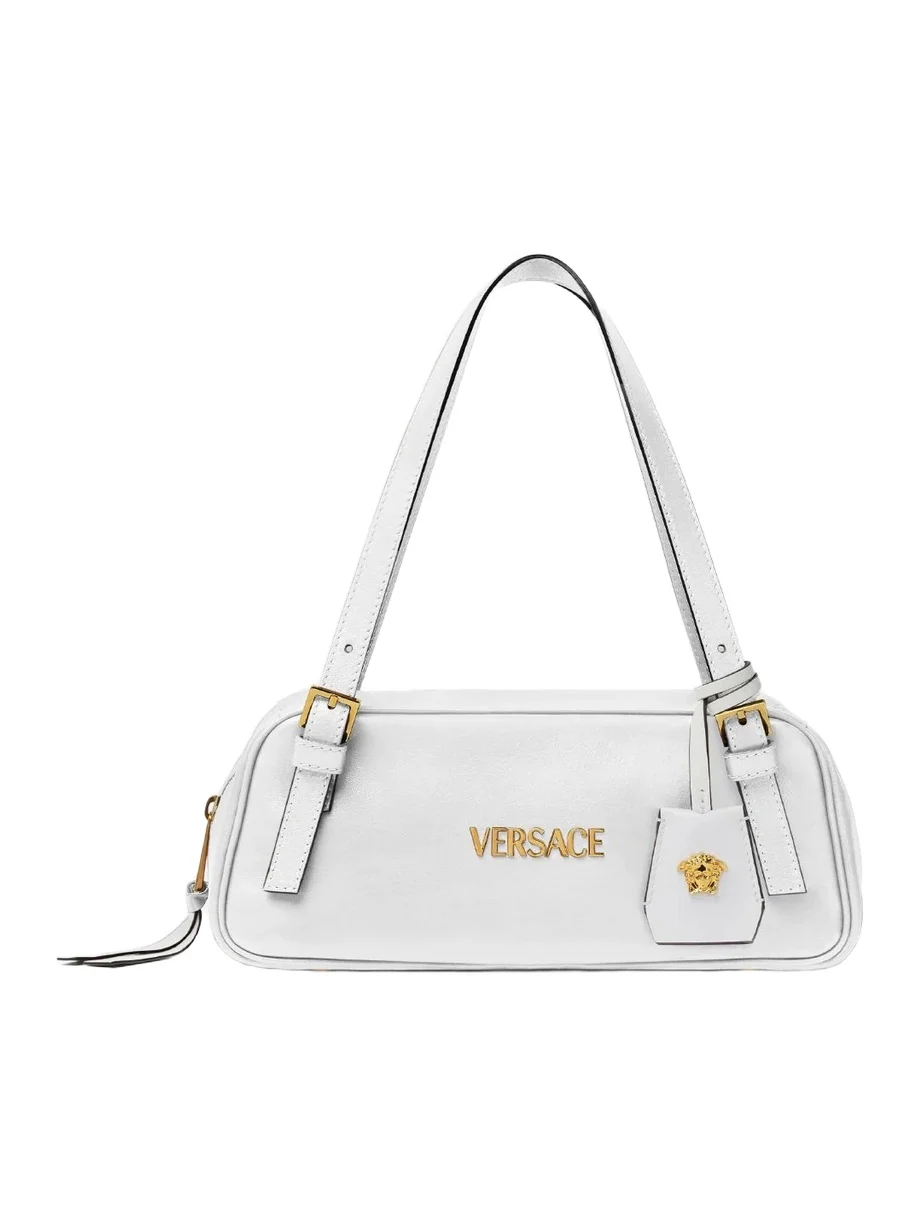 Versace Versace Tag Nappa Bowling Bag
