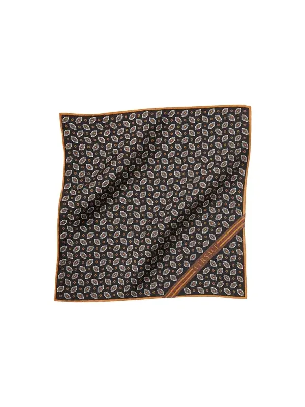 Printed Silk Twill Pocket Square