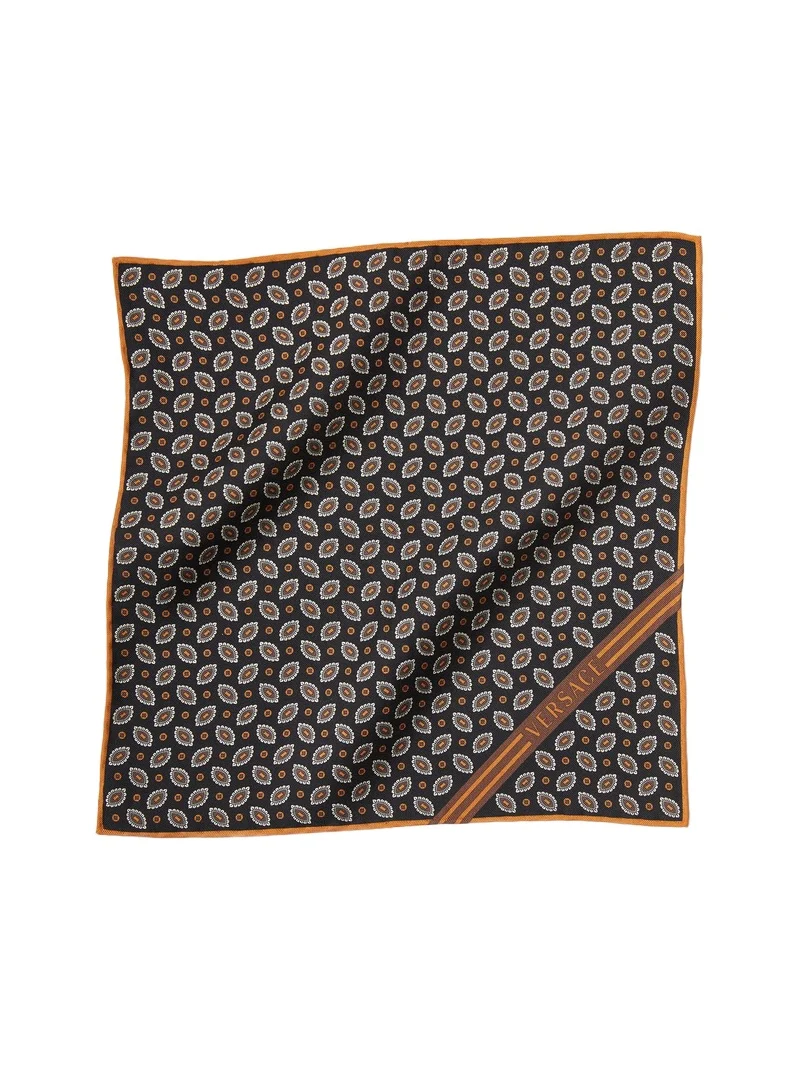Printed Silk Twill Pocket Square