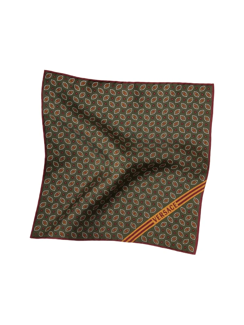 Printed Silk Twill Pocket Square Printed Silk Twill Pocket Square
