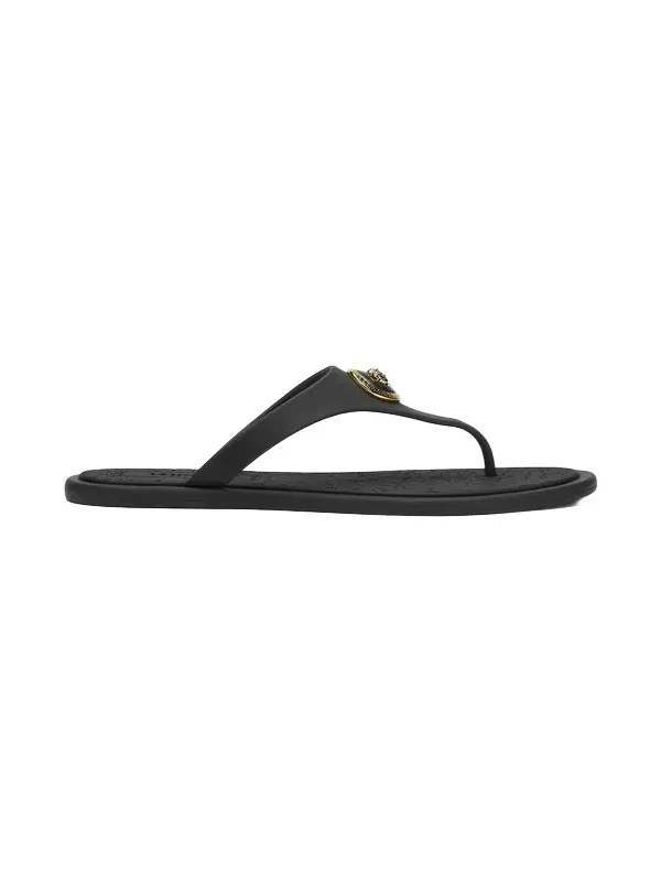 Versace Alia Rubber Flat Sandals