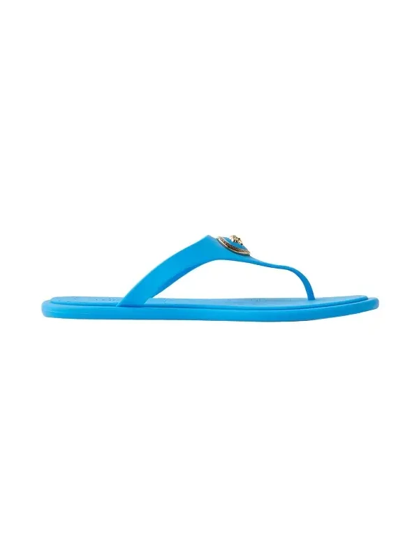 Versace Alia Rubber Flat Sandals