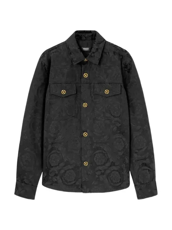 Versace Jacquard Cotton Overshirt