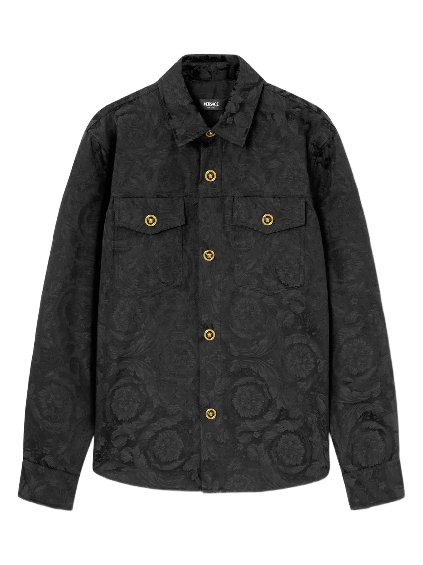 Jacquard Cotton Overshirt