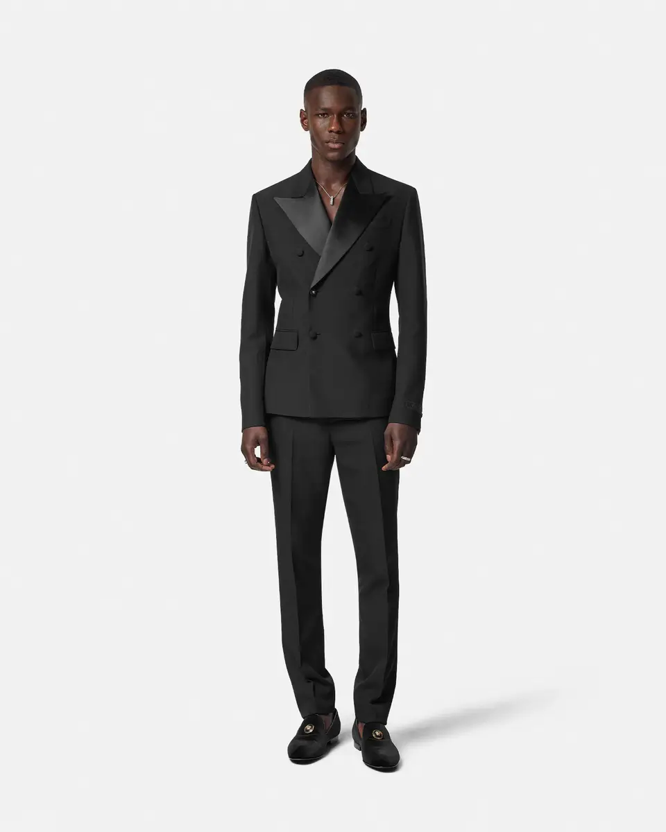 Versace Wool-Mohair Blazer | Thumbnail 2