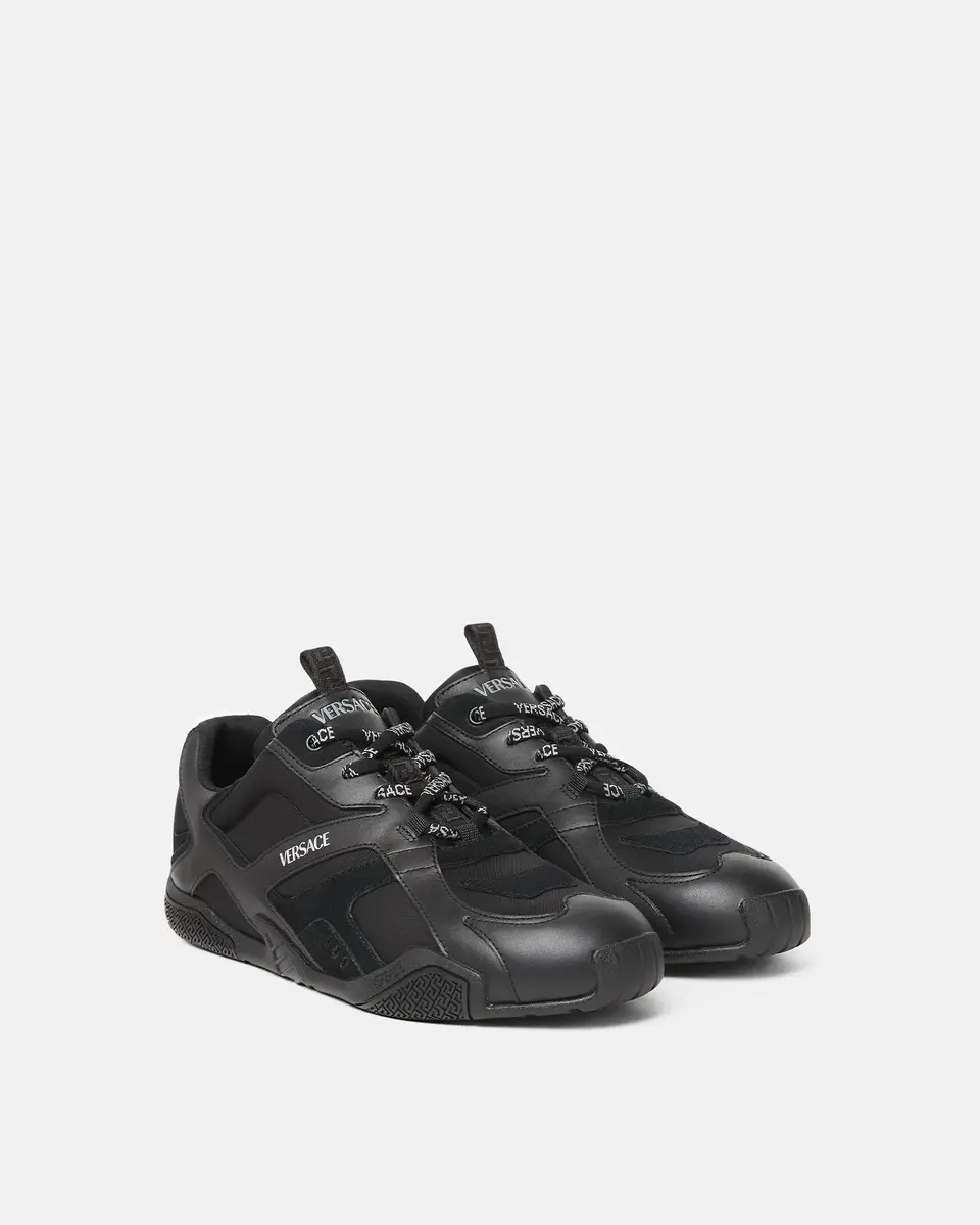 Versace Galaxia Leather Sneakers | Thumbnail 2