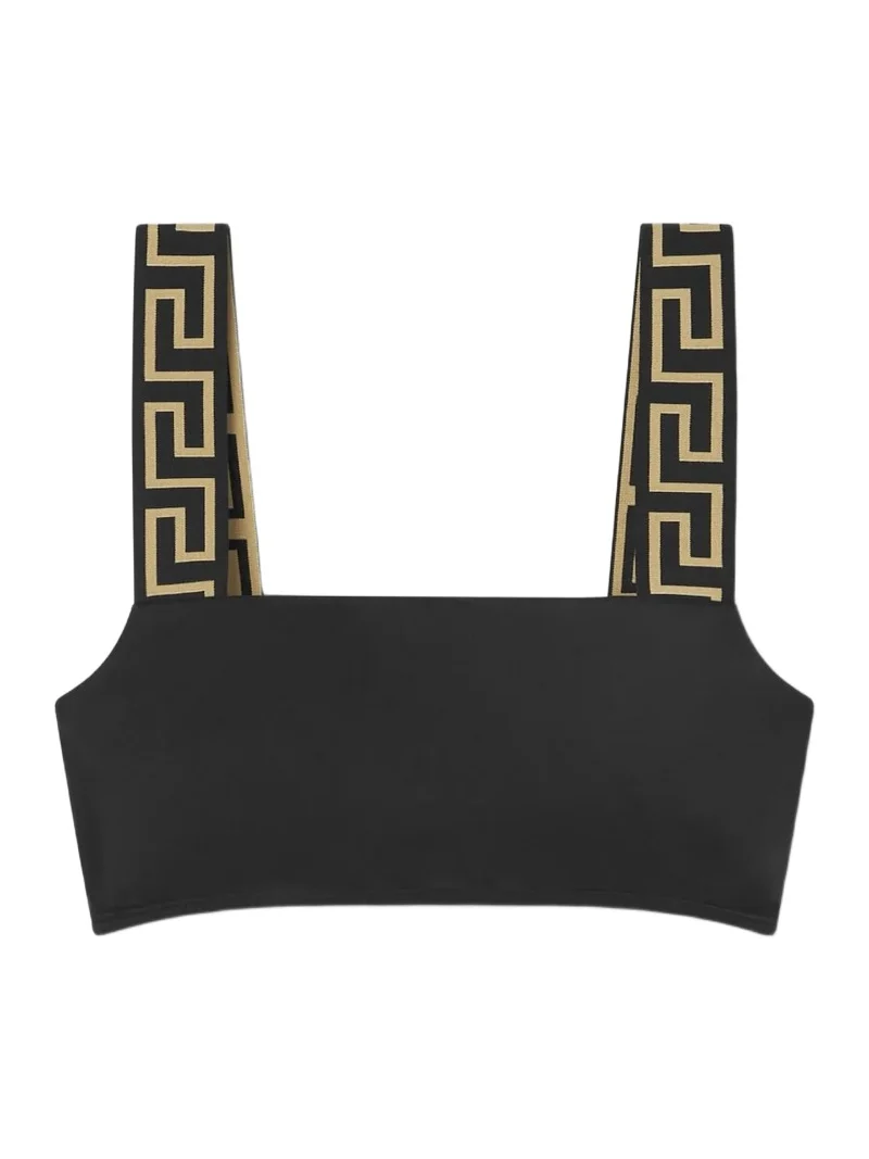 Versace Jacquard Bikini Top
